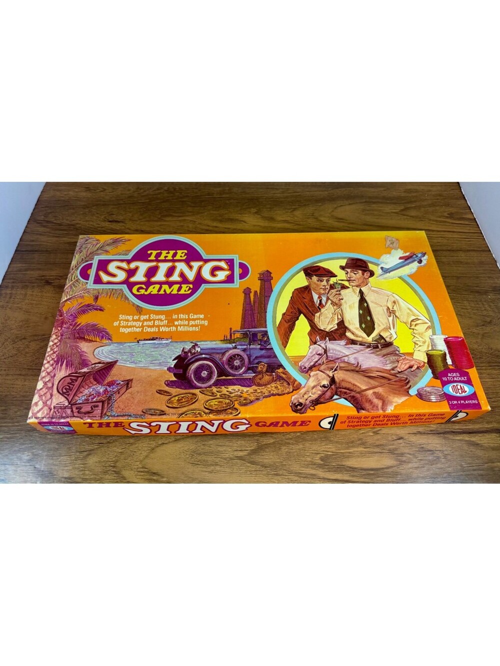 Vintage 1976 The Sting Board Game Ideal Universal Pictures Missing 5 Cards